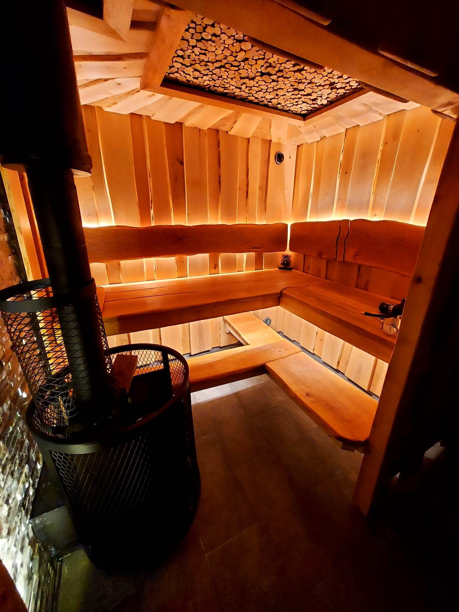 Servamata lepp saunas